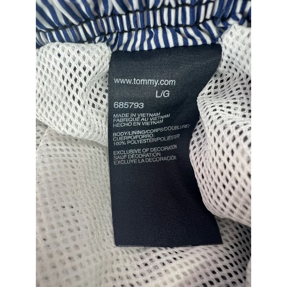 Tommy Hilfiger Mens Navy White Vacation Floral Swim Trunks Board Shorts Preppy L - Picture 10 of 13